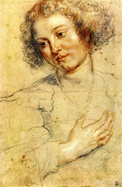 Head and Right Hand of a Woman Peter Paul Rubens